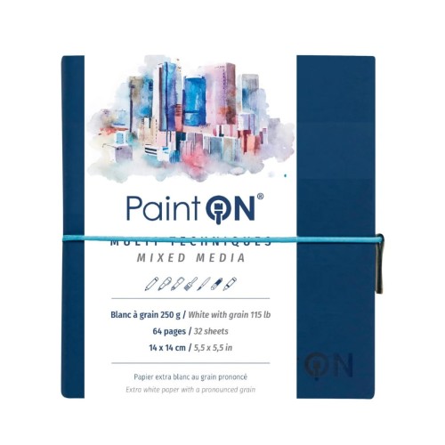 Szkicownik PaintOn 14x14 250 g Biały Fakturowany