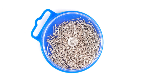 Szpilki krótkie do cekinów 13 mm 30 g TEX