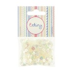 Cekiny transparentne opalizujące 6 mm 9 g   