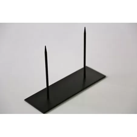 Podstawa metalowa Powertex 2 pręty 10x30 cm z 2 szpikulcami 20 cm szeroka