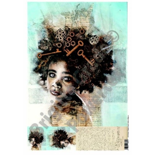 Papier do decoupage A3 Powertex wydruk laserowy - Kadja