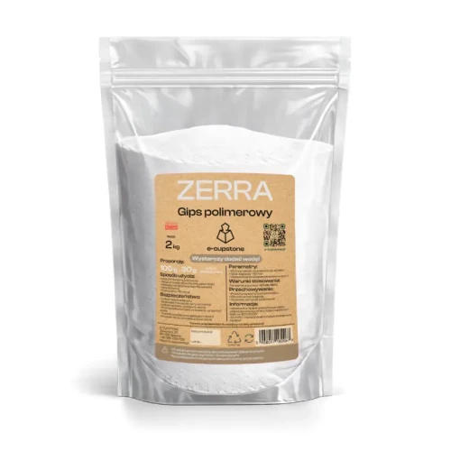 Gips polimerowy Zerra – wyjątkowa biel i zero pęcherzyków