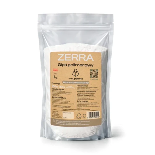 Gips polimerowy Zerra – wyjątkowa biel i zero pęcherzyków