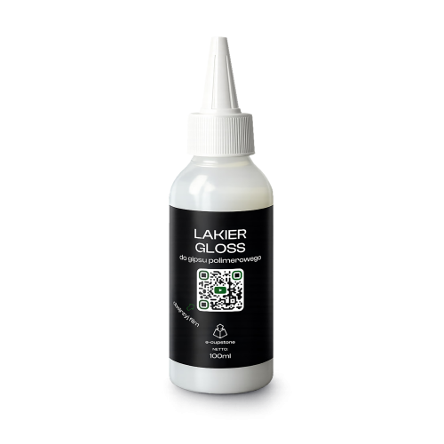 Lakier z połyskiem do gipsu polimerowego E-CUPSTONE Gloss