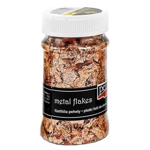 Złocenia w płatkach Szlagmetal w płatkach Pentart - miedź M5