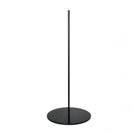 Podstawa metalowa okrągła czarna 30 cm Cokół 13 cm 