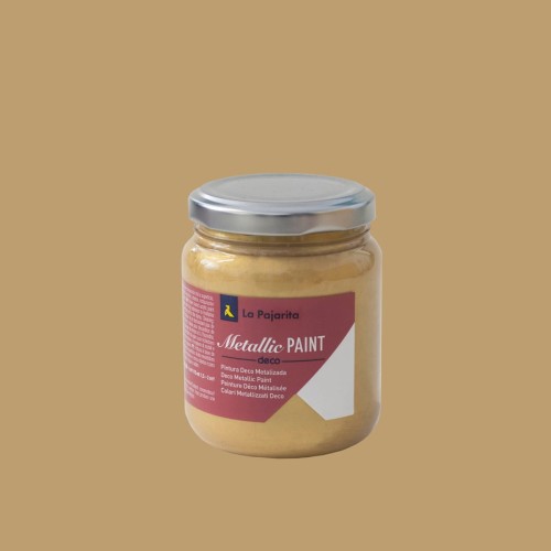 Bogate złoto - Farba akrylowa metaliczna La Pajarita MEP 03 175 ml