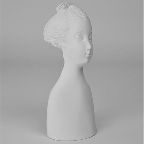 Głowa gipsowa Geisha