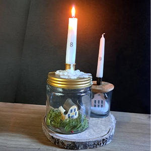 Klej do świec i transfer - jak ozdobić świece techniką decoupage